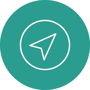 Ok, pusula, yön bulma ikonu vektör görüntüsü. Navigasyon için de kullanılabilir. Web uygulamalarında, mobil uygulamalarda ve yazdırma ortamlarında kullanılabilir.