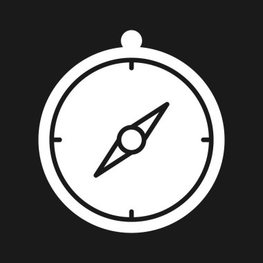 Pusula, yön bulma, ikon vektör görüntüsü konumları. Navigasyon için de kullanılabilir. Web uygulamalarında, mobil uygulamalarda ve yazdırma ortamlarında kullanılabilir.