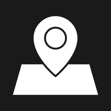 Konum, harita, pin ikonu vektör görüntüsü. Navigasyon için de kullanılabilir. Web uygulamalarında, mobil uygulamalarda ve yazdırma ortamlarında kullanılabilir.