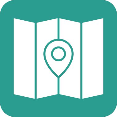 Konum, harita, pin ikonu vektör görüntüsü. Navigasyon için de kullanılabilir. Web uygulamalarında, mobil uygulamalarda ve yazdırma ortamlarında kullanılabilir.