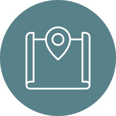 Konum, harita, pin ikonu vektör görüntüsü. Navigasyon için de kullanılabilir. Web uygulamalarında, mobil uygulamalarda ve yazdırma ortamlarında kullanılabilir.