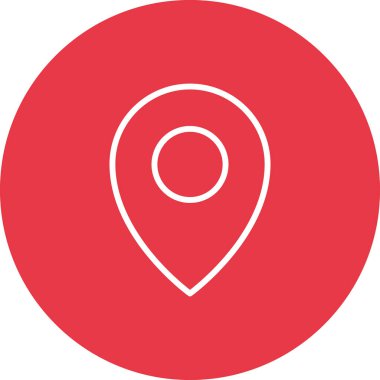 Pin, konum, işaret simgesi vektör görüntüsü. Navigasyon için de kullanılabilir. Web uygulamalarında, mobil uygulamalarda ve yazdırma ortamlarında kullanılabilir.