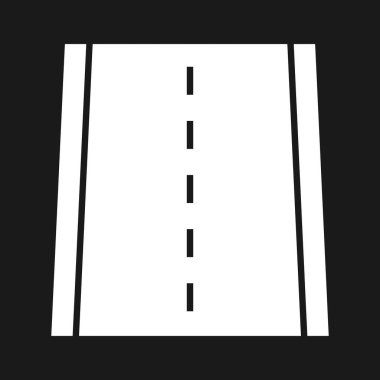 Yol, rota, yol simgesi vektör görüntüsü. Navigasyon için de kullanılabilir. Web uygulamalarında, mobil uygulamalarda ve yazdırma ortamlarında kullanılabilir.