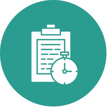 Pano, kronometre, zaman simgesi vektör görüntüsü. Müşteri desteği için de kullanılabilir. Web uygulamalarında, mobil uygulamalarda ve yazdırma ortamlarında kullanılabilir.