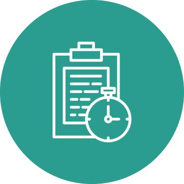 Pano, kronometre, zaman simgesi vektör görüntüsü. Müşteri desteği için de kullanılabilir. Web uygulamalarında, mobil uygulamalarda ve yazdırma ortamlarında kullanılabilir.