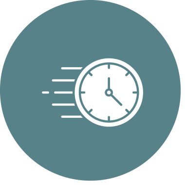 Saat, son teslim tarihi, verimlilik simgesi vektör görüntüsü. Müşteri desteği için de kullanılabilir. Web uygulamalarında, mobil uygulamalarda ve yazdırma ortamlarında kullanılabilir.