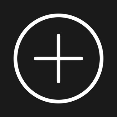 Yeni, artı simge vektör görüntüsü ekle. Oklar ve işaretler için de kullanılabilir. Web uygulamalarında, mobil uygulamalarda ve yazdırma ortamlarında kullanılabilir.