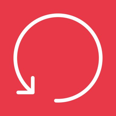 Ok, geri, geçmiş ikon vektör görüntüsü. Oklar ve işaretler için de kullanılabilir. Web uygulamalarında, mobil uygulamalarda ve yazdırma ortamlarında kullanılabilir.