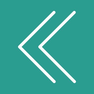 Ok, geri, önceki simge vektör görüntüsü. Oklar ve işaretler için de kullanılabilir. Web uygulamalarında, mobil uygulamalarda ve yazdırma ortamlarında kullanılabilir.