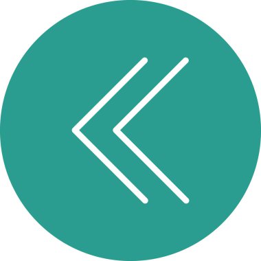 Ok, geri, önceki simge vektör görüntüsü. Oklar ve işaretler için de kullanılabilir. Web uygulamalarında, mobil uygulamalarda ve yazdırma ortamlarında kullanılabilir.