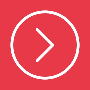 Ok, sıradaki, yuvarlak ikon vektör görüntüsü. Oklar ve işaretler için de kullanılabilir. Web uygulamalarında, mobil uygulamalarda ve yazdırma ortamlarında kullanılabilir.