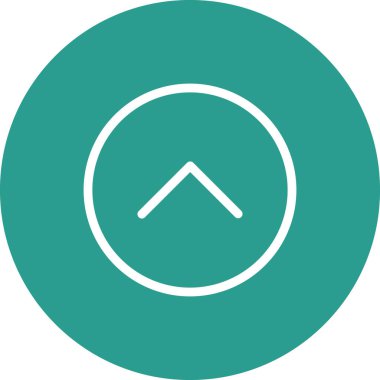 Ok, yuvarlak, ikon vektör görüntüsünü yükselt. Oklar ve işaretler için de kullanılabilir. Web uygulamalarında, mobil uygulamalarda ve yazdırma ortamlarında kullanılabilir.