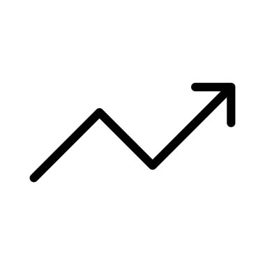 Sohbet, ekonomik, yükselen ikon vektör görüntüsü. Oklar ve işaretler için de kullanılabilir. Web uygulamalarında, mobil uygulamalarda ve yazdırma ortamlarında kullanılabilir.