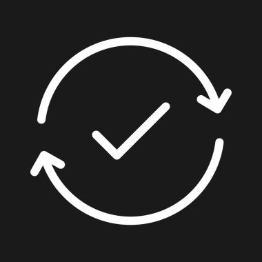 Simge vektör görüntüsünü eşzamanla. Oklar ve işaretler için de kullanılabilir. Web uygulamalarında, mobil uygulamalarda ve yazdırma ortamlarında kullanılabilir.