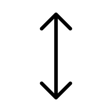 Aşağı, yukarı, ok simgesi vektör görüntüsü. Oklar ve işaretler için de kullanılabilir. Web uygulamalarında, mobil uygulamalarda ve yazdırma ortamlarında kullanılabilir.