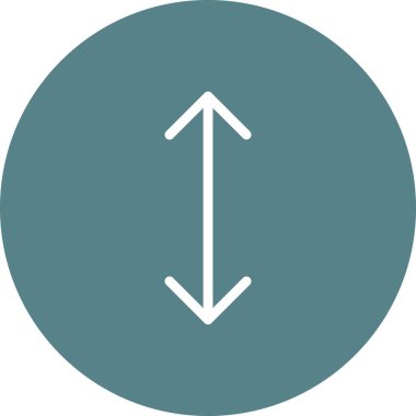 Aşağı, yukarı, ok simgesi vektör görüntüsü. Oklar ve işaretler için de kullanılabilir. Web uygulamalarında, mobil uygulamalarda ve yazdırma ortamlarında kullanılabilir.