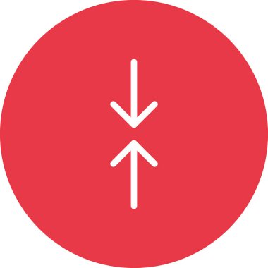 Yükseklik, boşluk, ok simgesi vektör görüntüsü. Oklar ve işaretler için de kullanılabilir. Web uygulamalarında, mobil uygulamalarda ve yazdırma ortamlarında kullanılabilir.