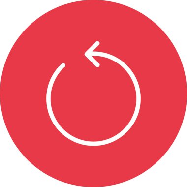 İlerleme, yenilenme, simge vektör görüntüsünü döndürme. Oklar ve işaretler için de kullanılabilir. Web uygulamalarında, mobil uygulamalarda ve yazdırma ortamlarında kullanılabilir.