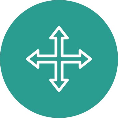 Ok, büyüt, tam ekran ikon vektör görüntüsü. Müşteri desteği için de kullanılabilir. Web uygulamalarında, mobil uygulamalarda ve yazdırma ortamlarında kullanılabilir.