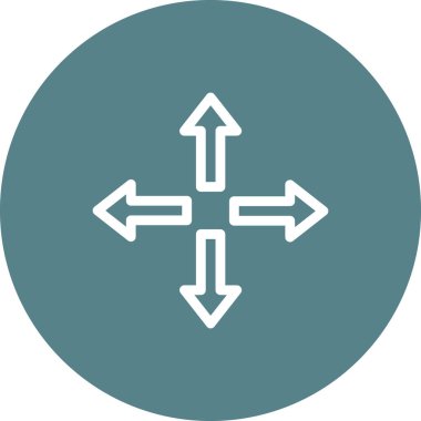 Ok, genişlet, simge vektör resmini taşı. Müşteri desteği için de kullanılabilir. Web uygulamalarında, mobil uygulamalarda ve yazdırma ortamlarında kullanılabilir.