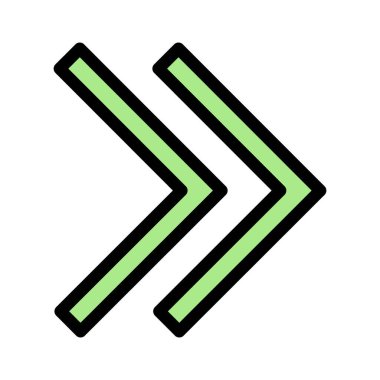 Ok, ileri, sonraki ikon vektör görüntüsü. Müşteri desteği için de kullanılabilir. Web uygulamalarında, mobil uygulamalarda ve yazdırma ortamlarında kullanılabilir.