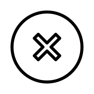 Kapat, çapraz, simge vektör resmini sil. Müşteri desteği için de kullanılabilir. Web uygulamalarında, mobil uygulamalarda ve yazdırma ortamlarında kullanılabilir.