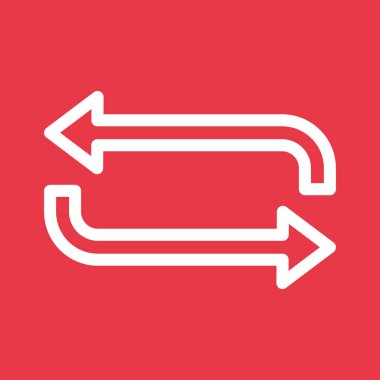 Değişim, döngü, ikon vektör görüntüsünü tekrarla. Müşteri desteği için de kullanılabilir. Web uygulamalarında, mobil uygulamalarda ve yazdırma ortamlarında kullanılabilir.