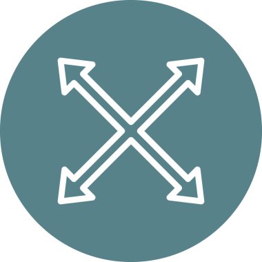 Tam ekran, ok, ölçek ikon vektör görüntüsü. Müşteri desteği için de kullanılabilir. Web uygulamalarında, mobil uygulamalarda ve yazdırma ortamlarında kullanılabilir.