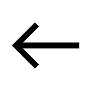 Sol, ok simgesi vektör görüntüsü. Müşteri desteği için de kullanılabilir. Web uygulamalarında, mobil uygulamalarda ve yazdırma ortamlarında kullanılabilir.