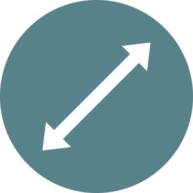 Yeniden boyutlandır, ok, ekran simgesi vektör görüntüsü. Müşteri desteği için de kullanılabilir. Web uygulamalarında, mobil uygulamalarda ve yazdırma ortamlarında kullanılabilir.