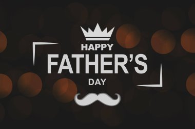 Babalar Günün kutlu olsun. Pankart, poster, arka plan tasarımı. Vektör illüstrasyonu.