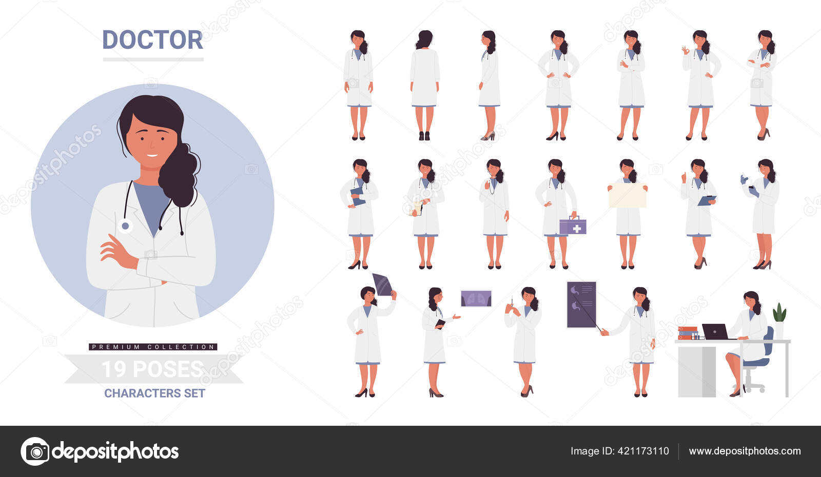 Nurse Girl Stethoscope Poses Sexually Studio Stock Photo 2111960156 |  Shutterstock