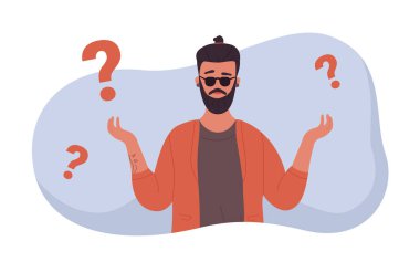 İnsanlar zor sorular düşünür, tavsiyeye ihtiyaç duyar, sorgulama sembollerinin yanında duran insanlar.