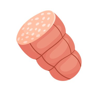 Sosis cervelat et ürünü, kasap dükkanı menüsü veya market çeşitleri