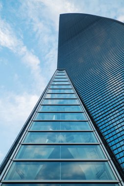 Modern gökdelen iş ofis, soyut Yapı Kurumsal.