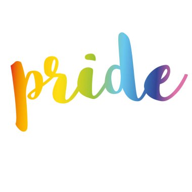 Haziran ayında LGBT Gurur Ayı. Lezbiyen Gey Biseksüel Transseksüel. Yıllık kutlama. LGBT bayrağı. Gökkuşağı aşk konsepti. İnsan hakları ve hoşgörü. Poster, kart, afiş ve geçmiş. resimleme