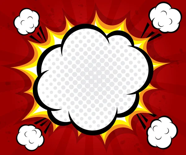 BOM boş konuşma balonu pop sanat arka plan