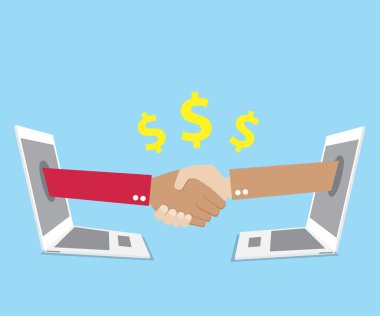 monitör dizüstü el sallamak