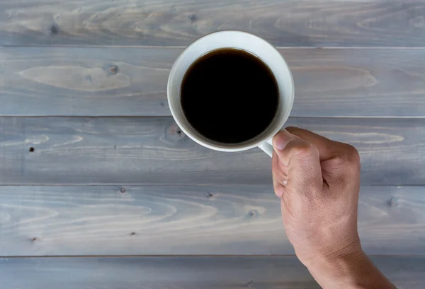 Tazza di caffè in mano — Foto Stock