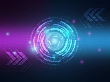 soyut teknoloji hi teknik veri aktarımı iletişim arkaplan illüstrasyonu