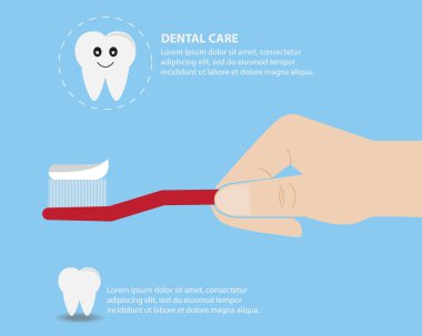 Diş Bakımı diş fırçası insan el ile