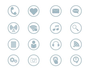 iletişim Icon set