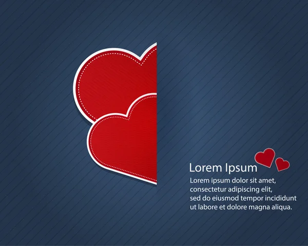 Love Background Heart Shape — Vector de stoc