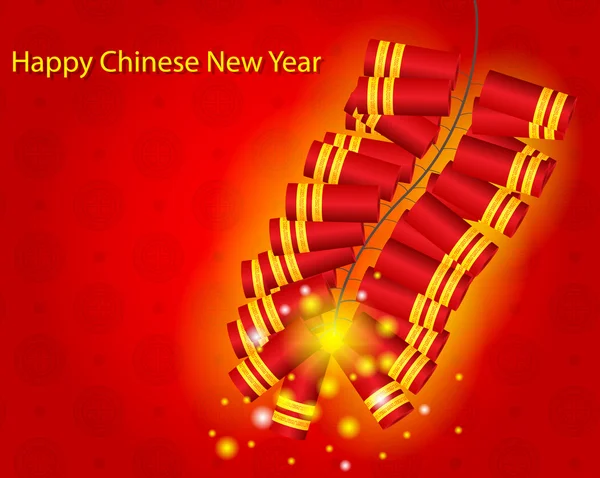 Happy Chinese New Year Background — Stock Vector