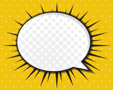 Çizgi roman konuşma balonu, Pop art çizgi film