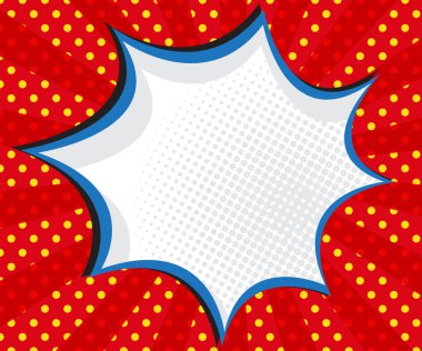 konuşma balonu pop art, çizgi roman arka plan