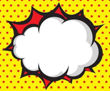 konuşma balonu pop art, çizgi roman arka plan