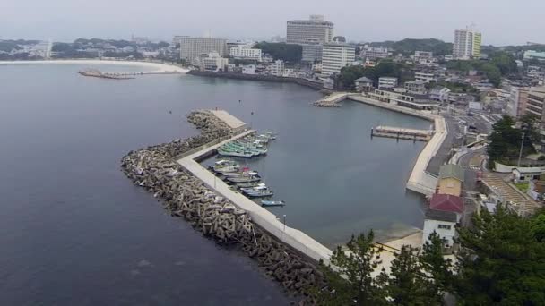 Ώρα λήξη κόλπο του wakayama, Ιαπωνία — Stock video