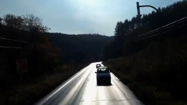 Timelapse condução na estrada — Vídeo de Stock