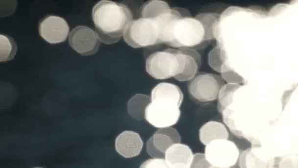 Bokeh Hintergrund abstraktes Design Licht — Stockvideo